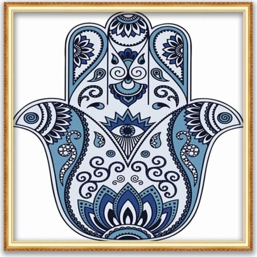 Region Islam DIY Embroidery 11CT Cross Stitch Kits Needlework Craft Set Printed Canvas Cotton Thread Decoration Dropshipping