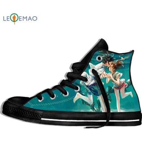 Outdoor Walking Shoes Hot Newest Style Classic Anime Spirited Away Cartoon Character Ogino Chihiro Sport Shoes Students Sneakers
