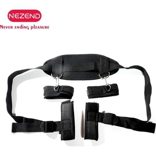 Open leg with fun bundled restraint supplies couple toys simple pillow adult alternative leather bedding toys sex position