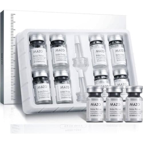 MAZO Fullerene Peptide Face Serum Lyophilized Powder 8PCS Acne Treatment Face Serum Female Male Skin Care Serum Facial