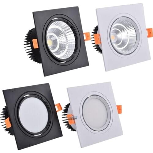 Dimmable Led downlight light COB Ceiling Spot Light 5w 7w 12w 85-265V ceiling recessed Lights Indoor Lighting