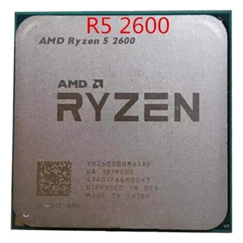AMD Ryzen 5 2600 R5 2600 3.4 GHz Six-Core Twelve-Core 65W CPU Processor YD2600BBM6IAF Socket AM4