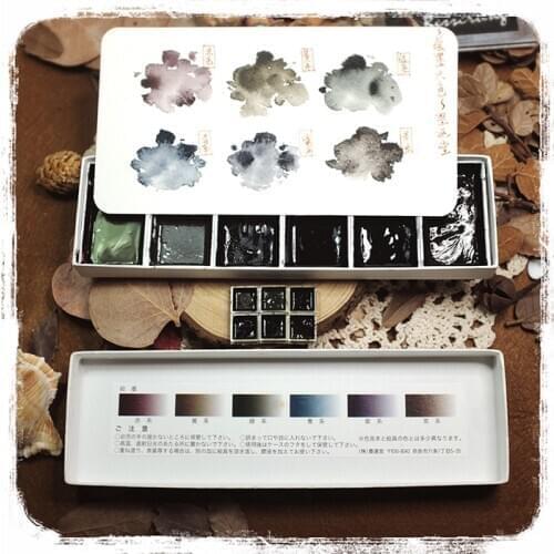 Japanesque Colour Painted Ink Color Chameleon Paint Watercolor Professional Pen Glue Ink Painting Water Colour Aquarela Art