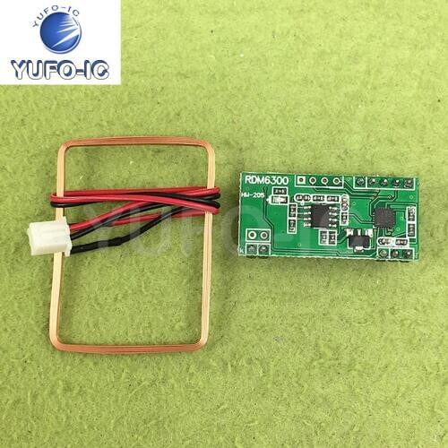 Free Ship 1PCS RFID Card Reader Module Rdm6300 RF Module 125 KHz Card Reader UA Serial Port Output