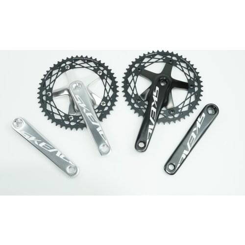SKE Fixed Gear Aluminium Alloy Crankset 49T BCD144 165mm High Strength Folding Bike Single Speed Track Bike Skeace Chainwheel