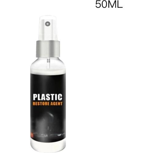 Car Plastic Parts Retreading Agent 50ml/30ml Automotive Interior Plastic Part Retreading Coating Paste Maintenance Car Cleaner