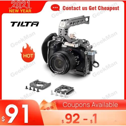 Tilta TA-T37-FCC-G DSLR GH5 CAGE full cage FOR Panasonic GH5 GH5S GH4 dslr rig gh5 rig cage top handle side focus handle