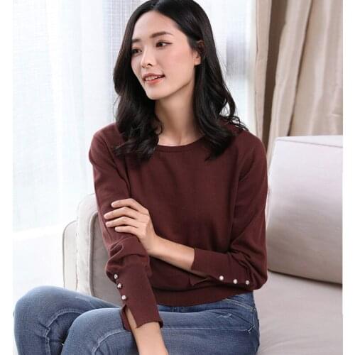 Women clothing 2020 autumn New best-selling high-quality Fashion split knit base sweater Outdoor leisure womens coat