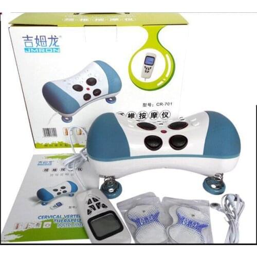 110V-220V Health care! Jmron neck message neck pillow leisure pillow shoulder massager Cervical Vertebra Therapeutic Instrument