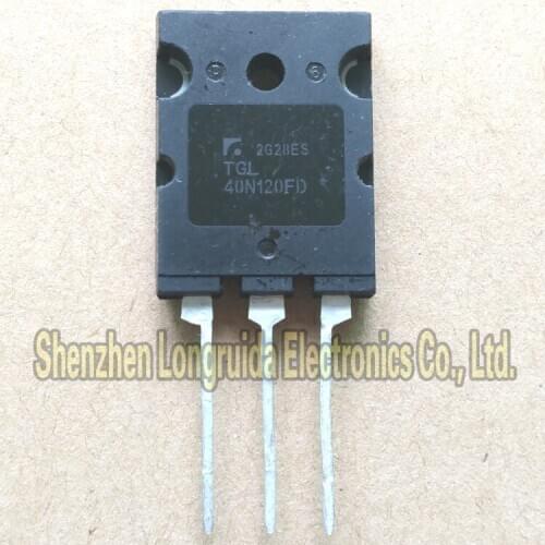 5Pcs TGL40N120FD 40N120FD TGL40N120 40N120 TO-3PL 40A 1200V Power MOSFET transistor
