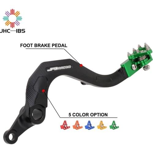 Aluminum CNC Motorcycle Rear Foot Brake Lever Pedal For KAWASAKI KX250F 2006-2016 2017 2018 KX250 2019 2020 KXF250 KXF KX 250