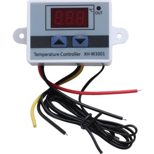 220V Digital LED Temperature Controller 10A Thermostat Control Switch Probe New
