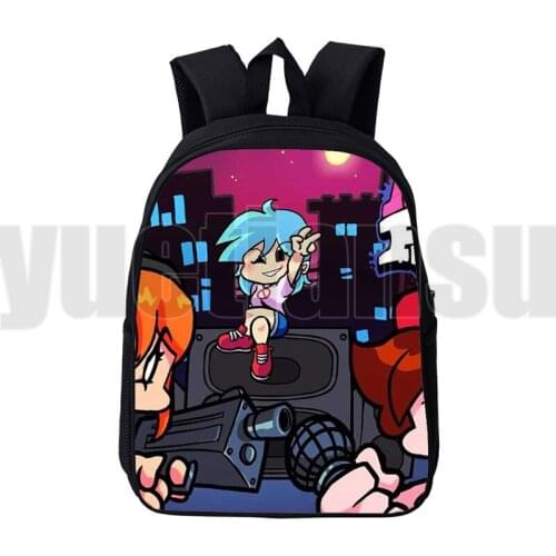 Hot Game Friday Night Funkin 3D Backpack Canvas School Bags for Teenage Girls TravelBag Women Men Laptop Unisex Harajuku Mochila