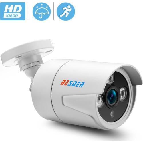 BESDER 1080p Outdoor IP Camera Metal Case Waterproof Home Security Surveillance CCTV Network Camera RTSP P2P XMEye Motion Alert