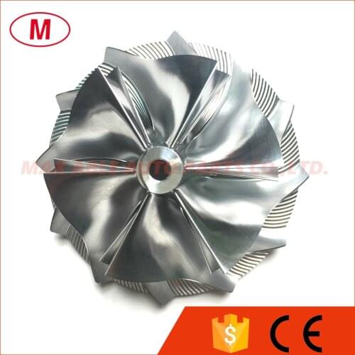 K04 54.00/70.00mm 6+6 blades Turbo Billet compressor wheel/Aluminum 2618/Milling wheel for Turbocharge Cartridge/CHRA/Core