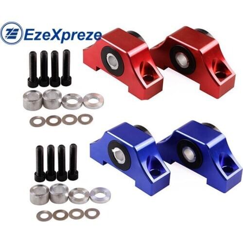 Engine Motor Torque Mount Kit B-series/D-series For Honda Civic 92-01 EG EK JDM 75A Durometer Bushings Anodized Loss 8Z
