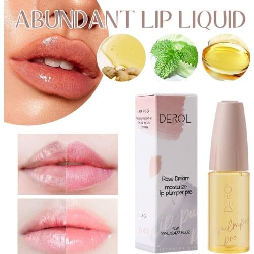Lip Plumper Oil Lasting Nourishing Repairing Reduce Lip Lines Moisturize Hydrate Lip Care Serum for Fuller Look