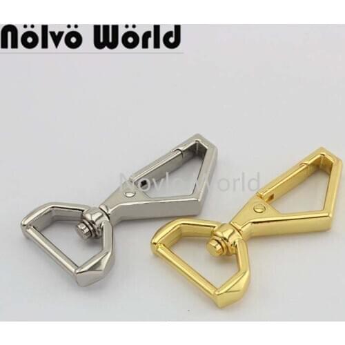 Nolvo Wolrd 5-20-100pcs 4 colors 57*20mm 3/4" Bag Hook Lobster Clasps Straping Hook Swivel Buckle