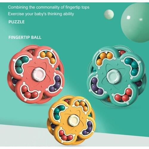 New Puzzle Ball Fidget Beads Toy Rotating Decompression Figit Spinners Gyroscope Rotating Decompression Attempt Antistress Toy