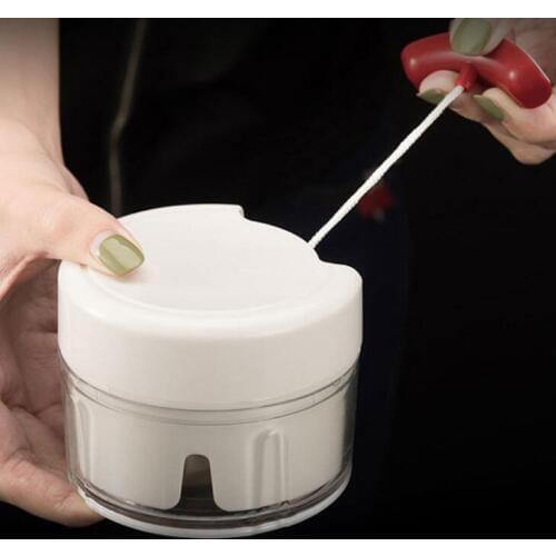 Garlic Pressers Vegetable Fruit Twist Shredder Multi-function High Speedy Manual Meat Grinder Chopper Onion Slicer Cutter LX2061