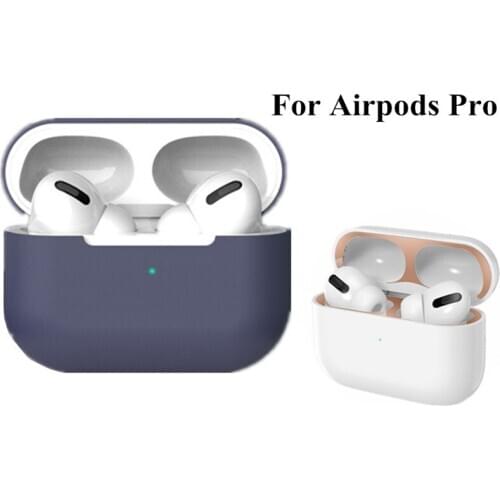 Silicone Cover Case For apple Airpods Pro Case sticker Bluetooth Case for airpod 3 Air Pods Pro Earphone Accessories skin