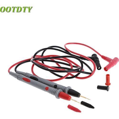 OOTDTY 1 Pair Probe Test Leads Pin for Digital Multimeter Needle Tip Meter Multi Meter Tester Lead Probe Wire Pen Cable 20A