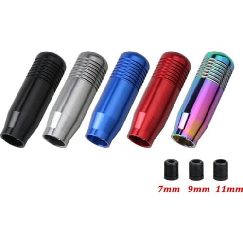 5 Color 8.5m Lengh Universal Car Alloy Aluminum Manual Gear Shift Knob Stick Manual Transmission Gearstick Lever Shifter Knob