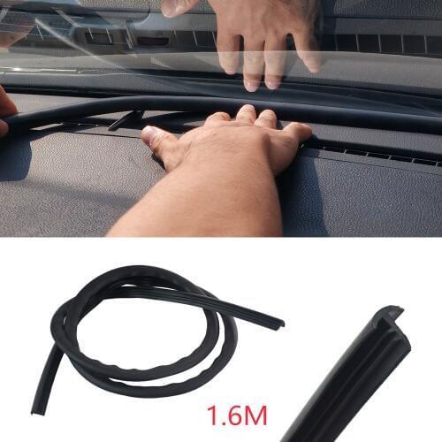 1.6M T Type Windshield Car Sound Insulation Sealing Rubber Strip Anti Noise