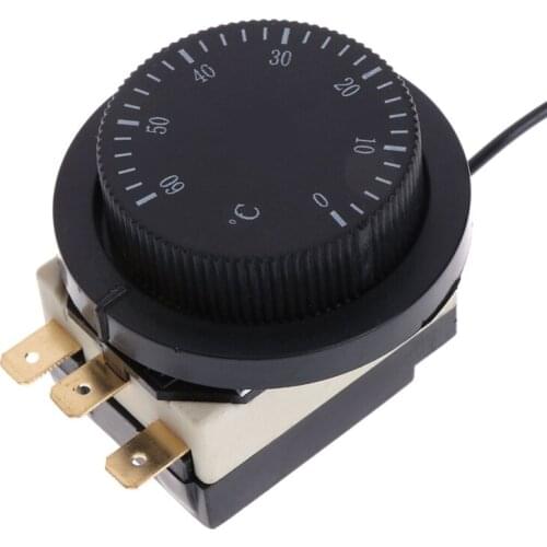 The New High-precision 250V/380V 16A 0-60℃ Temperature Control Switch Capillary Thermostat Thermo-hygrometer