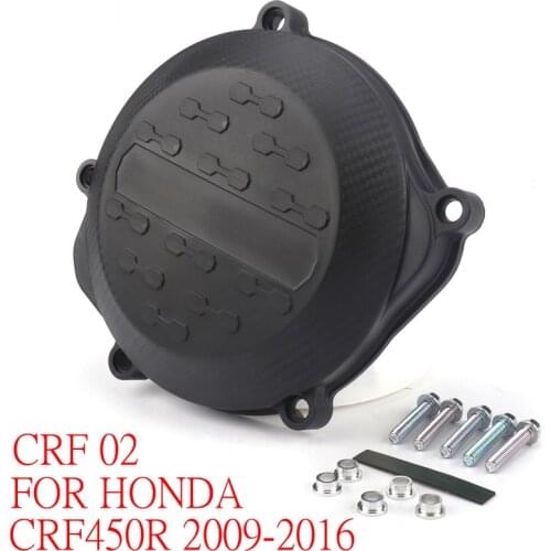 Motorcycle Clutch Cover Protection Cover Fit For HONDA CRF 450R CRF450R 2009 - 2016 Free shipping
