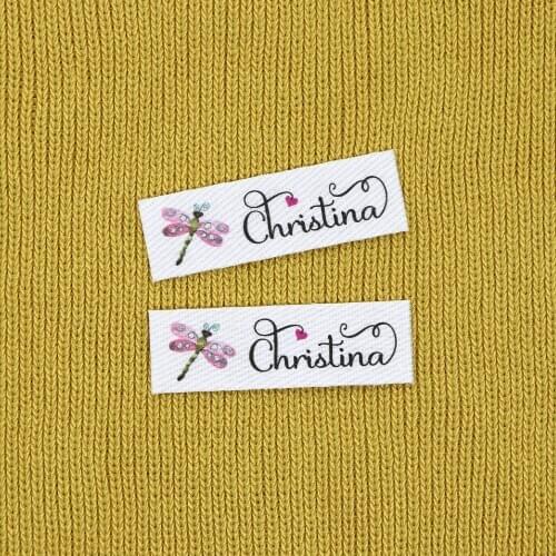 120 pieces Ironing Labels, Logo or Text, Personalized Brand , Clothing Labels, Custom Design, Fabric tags(YT218