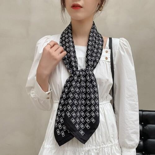 2021 new spring women scarf quality shawl silk fashion scarf headscarf beach sunscreen bag headscarf scarf 90cm*90cm