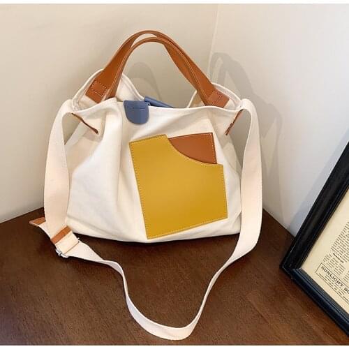 2021 Women Handbag Canvas Female Shoulder Bags Designer Womens Messenger Bags Ladies Casual Bags Clutch Purse Crossbody Purse