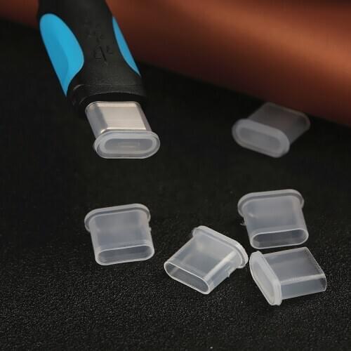 5PCS USB type-c cable case shell dust plug type c charger coat for xiaomi huawei p9 p10 letv cable wire Lid protection cap cover