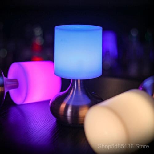 Cordless Bar Table Lamps Bedroom Decor Modern Restaurant Dinner Lamp Desk Light Fixtures Nightstand Led Charging Night Lights