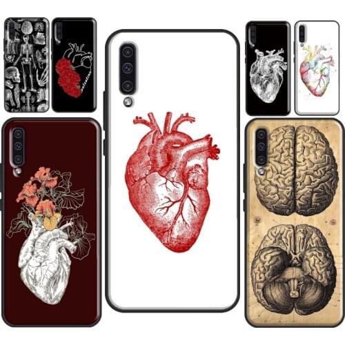 Human Heart Anatomy Case For Samsung A21S A20e A11 A31 A41 A51 A71 A50 A70 A30 A02 S A12 A32 A42 A52 A72 Coque