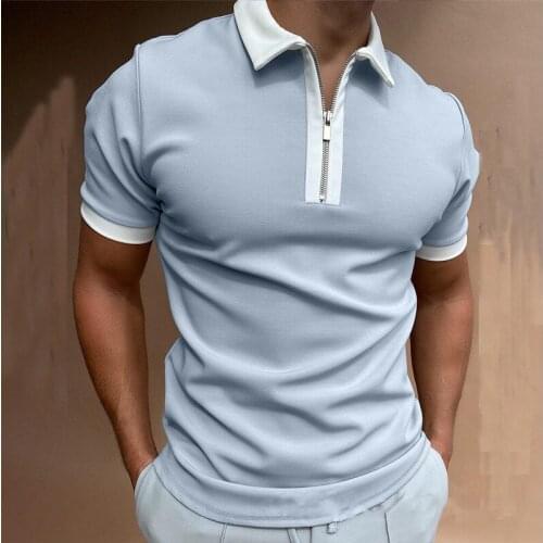 DIANRUO Short Sleeve Polos For Men