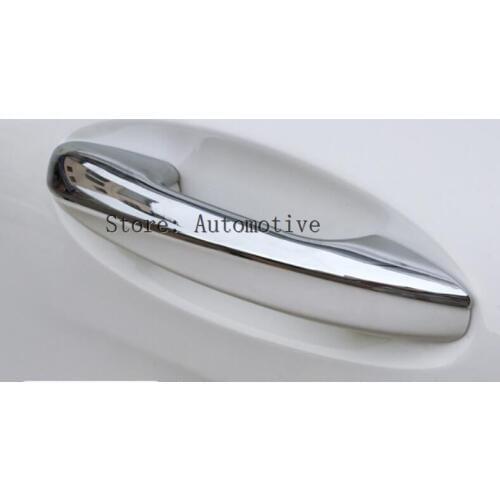 For Mercedes-Benz GLE Coupe C292 2015 2016 ABS Plastic Exterior Side Door Handle Cover Trim 5pcs