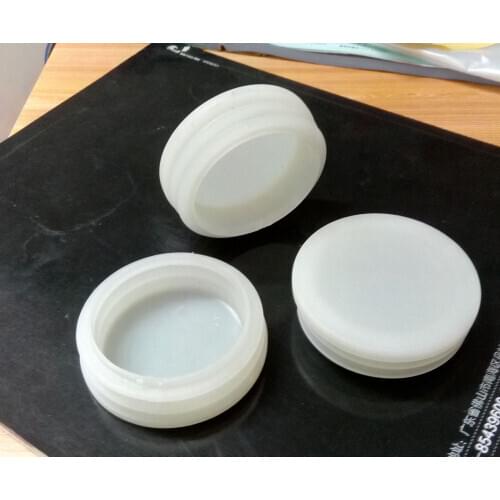 For 60mm Outer tube Plastic tube plug cap Semi whiteTube Insert End cover round clotheshorse pole clothes hanger tent outdoor