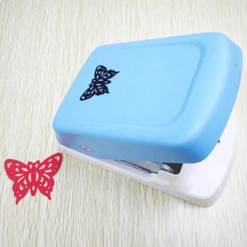 High quality hollow butterfly hole punch greeting card embossing device DIY paper cutter Craft gifts butterflies design puncher