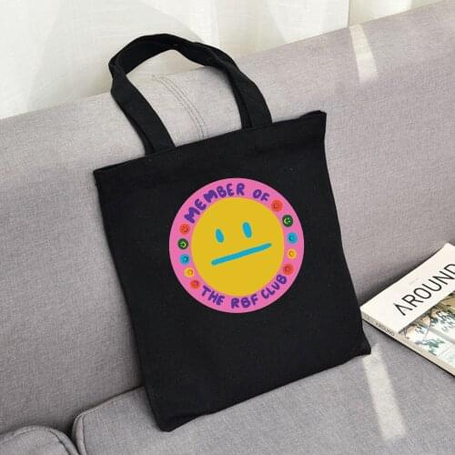 Beautiful Letter Print Cute Shoulder Canvas Bags Cartoon Cute Handbag Top Kawaii Fashion Eco Women Shopping Bag Tote Foldable