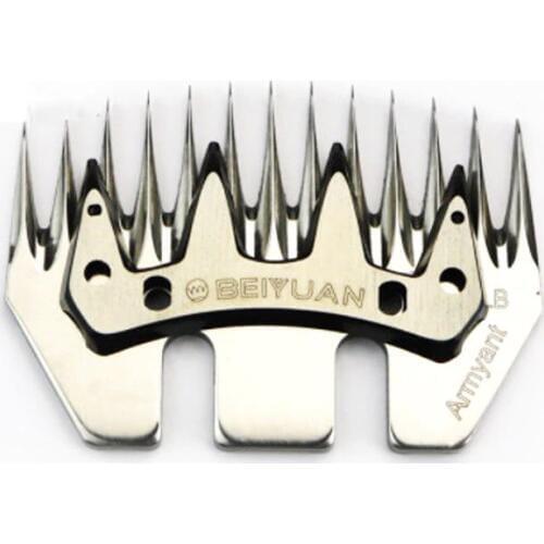 13T Sheep Goat Shearing Clipper Wool Scissors Straight Tooth Blade Electric Sheep Shear