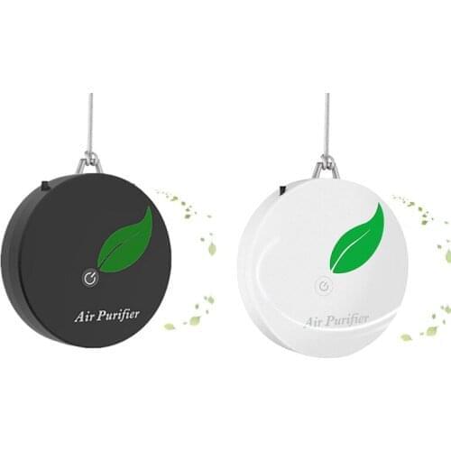 Wearable Air Purifier Necklace Ionizer Negative Ion For Adults Kids