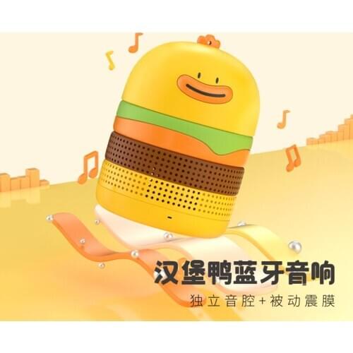 New wireless Bluetooth speaker portable cute audio speaker cartoon outdoor small steel gun