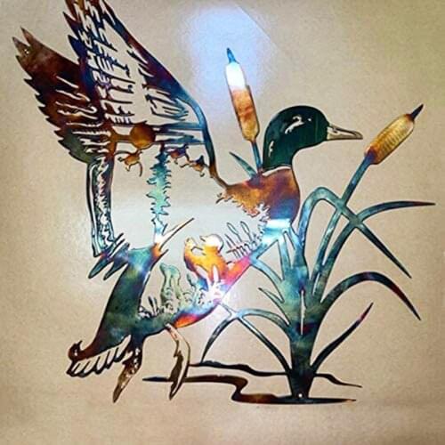 Office Sign Stakes Exquisite Sculpture Animal Shape Metal Metal Wall Decal Sticker Ornament Home Garden Yard Decorating