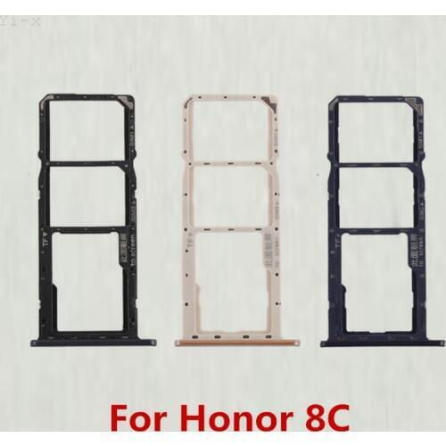 SIM Card Tray For Huawei Honor 8C Honor8C SIM Card Holder Slot Replacement parts
