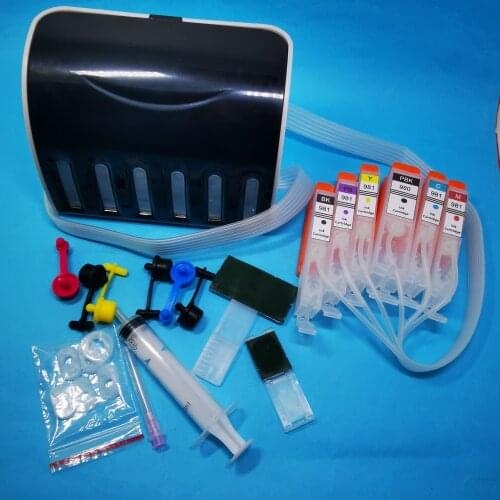 CISS Ink Cartridge PGI-980XL CLI-981XL PGI-680 CLI-681 for Canon PIXMA TS6290/TS8190/TS8195/TS8290/TS9590