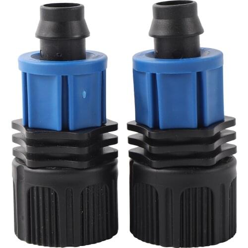 Garden Irrigation 3/4" Female Thread to DN17 Drip Tape Pipe Connector Greenhouse Orchard Vegetable Cultivation Watering Fittings