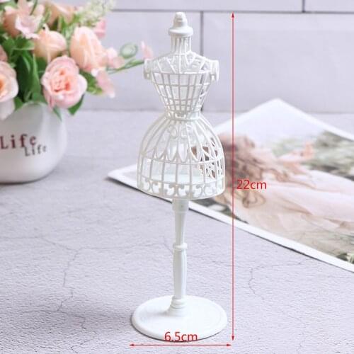 High Quality 1PCS New For Doll Girl Gift Doll Hollow Clothes Hangers for Doll House Accessories