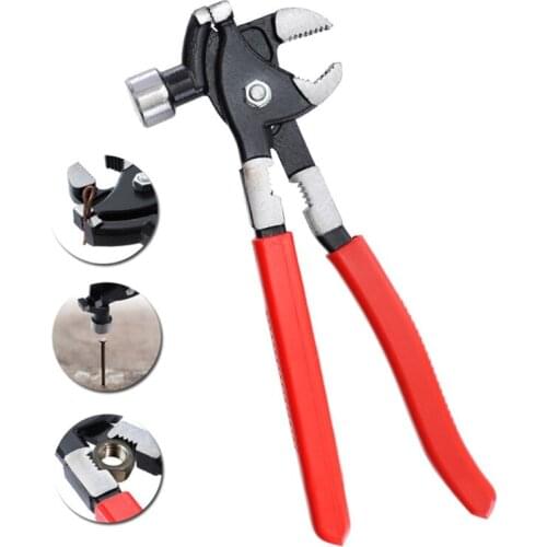 Iron Hammer Manual Nail Pulling Hammer Pipe Plier Iron Wrench Home DIY Repairment Bike Bicycle Suitable for Conversion